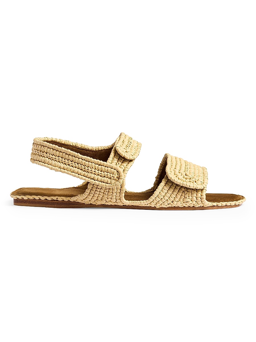 Women's Boden Raffia Sandals - Natural