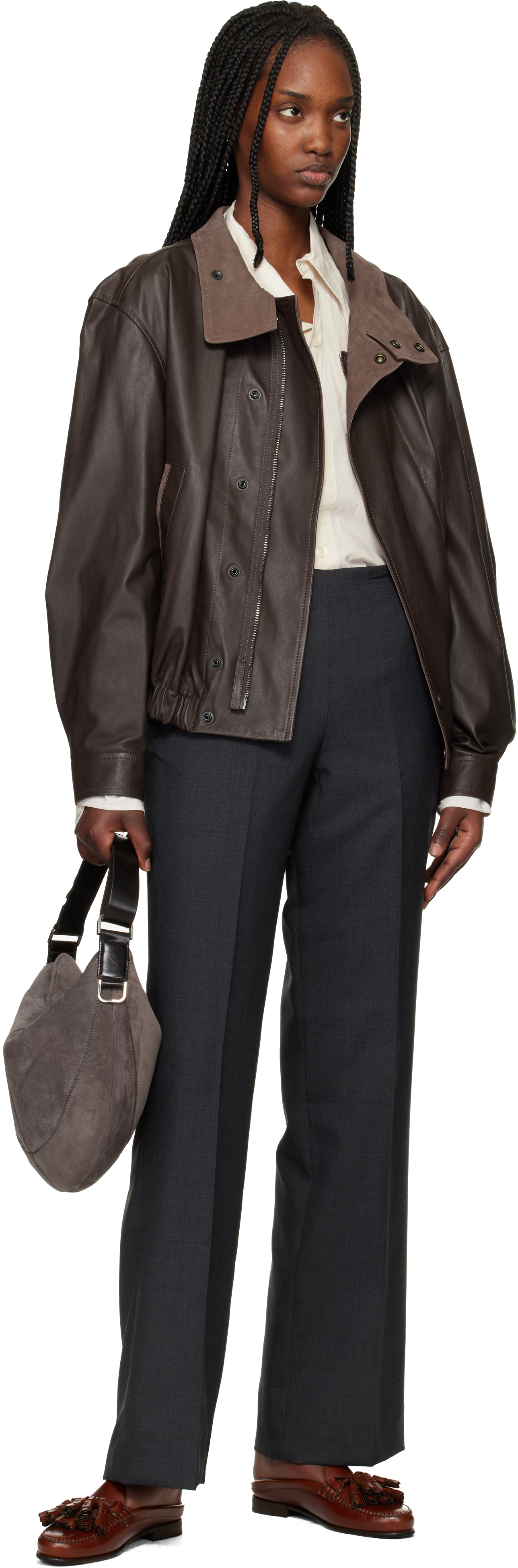 Gray Taper Trousers