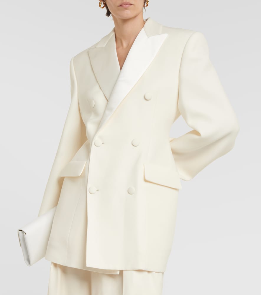 Wool blazer minidress