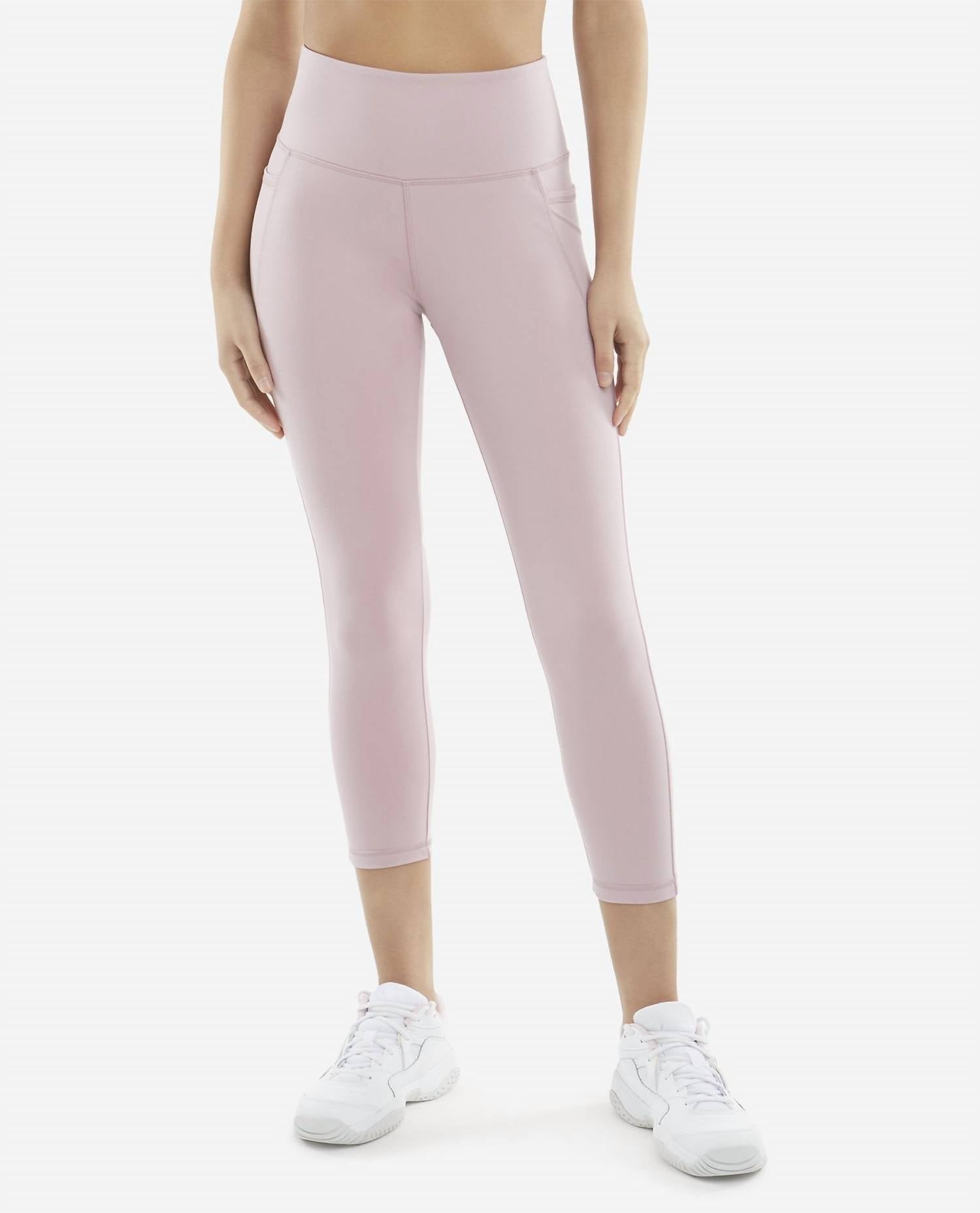Curvy Cropped Leggings In Dreamy Lilac