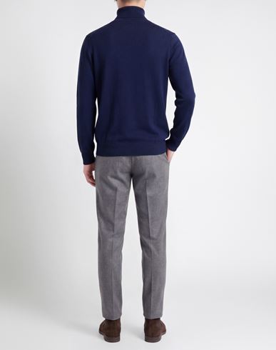 Man Turtleneck Blue Size 42 Virgin Wool