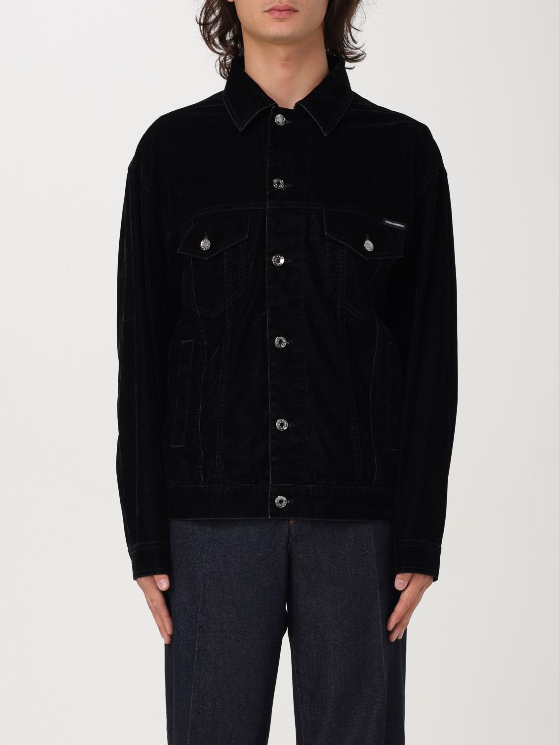 Denim shirt jacket - Black