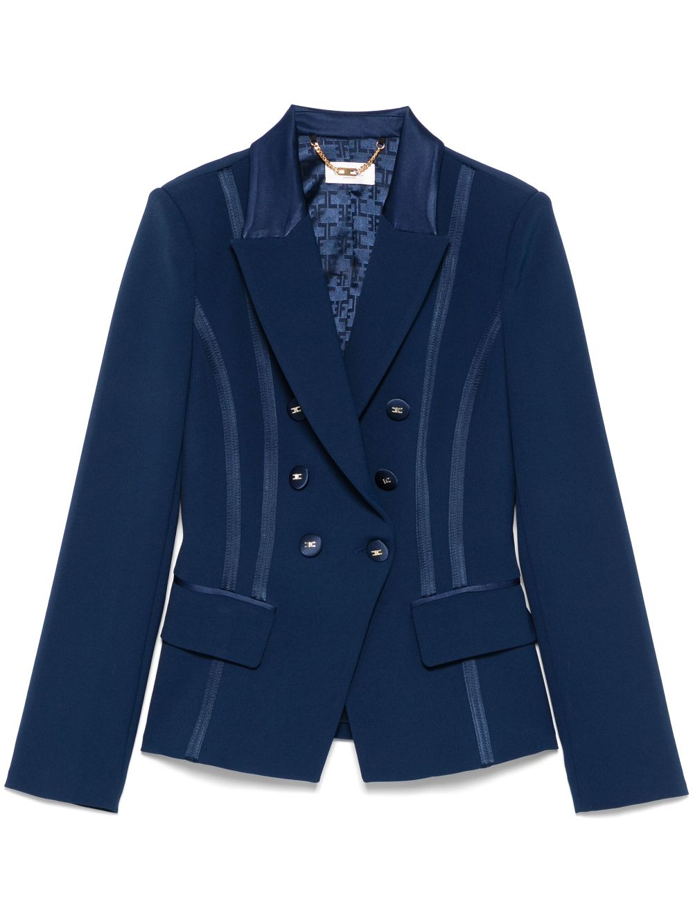 Crepe satin blazer - Neutrals