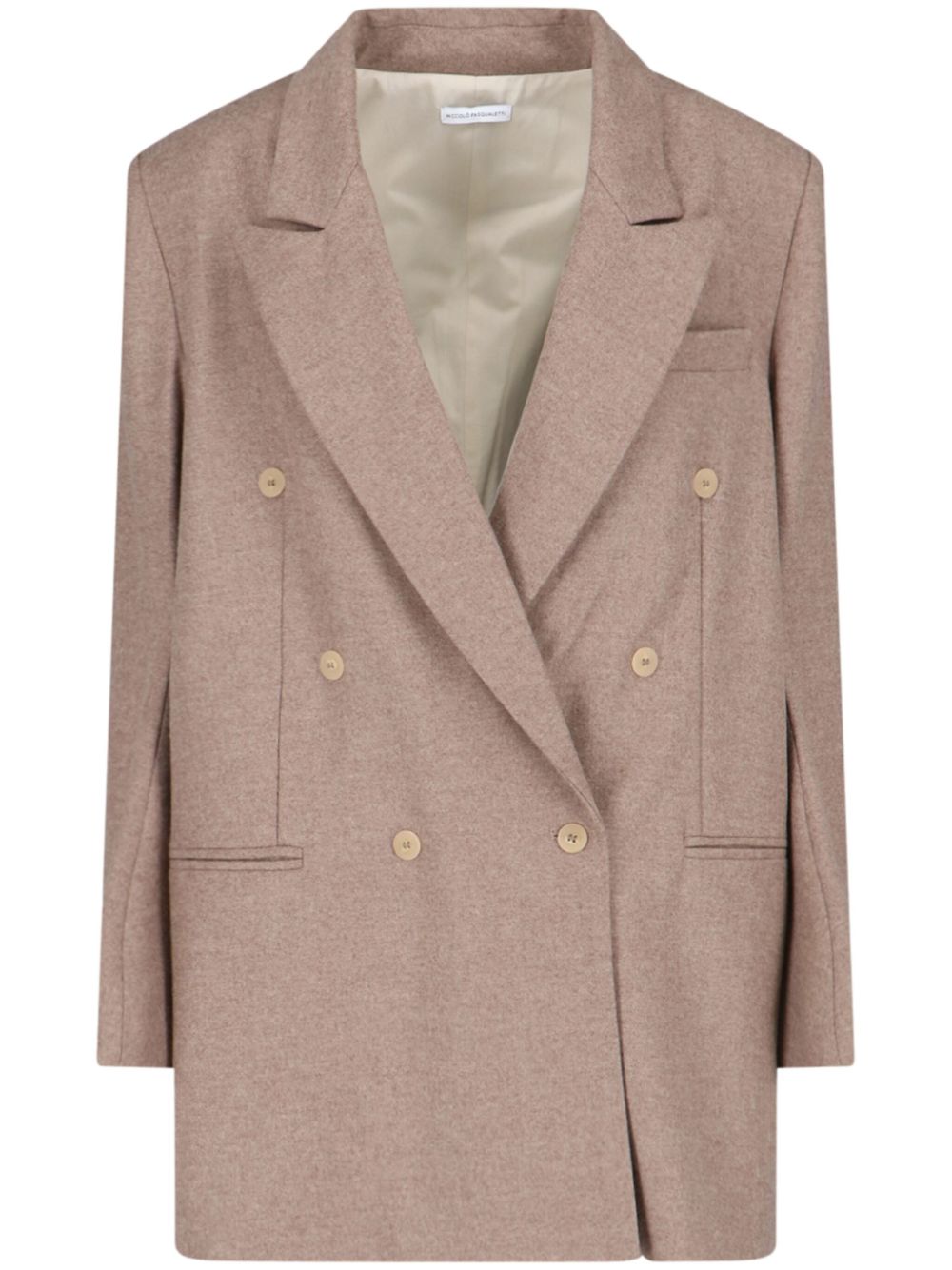 Wool blazer - Neutrals