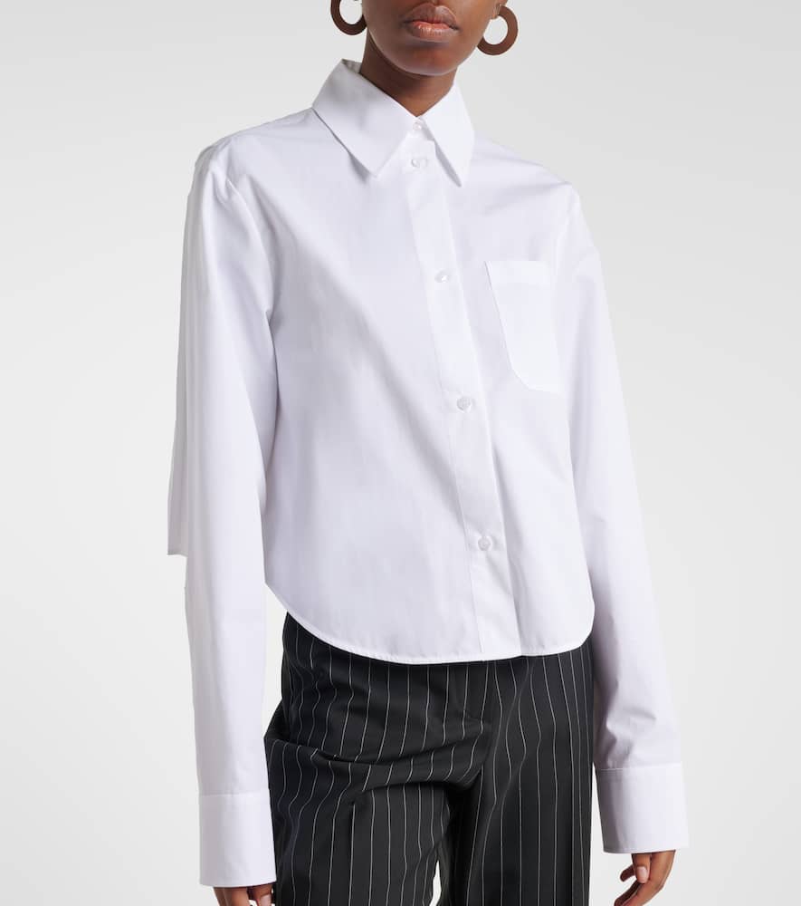 Ceppo cotton-blend poplin shirt