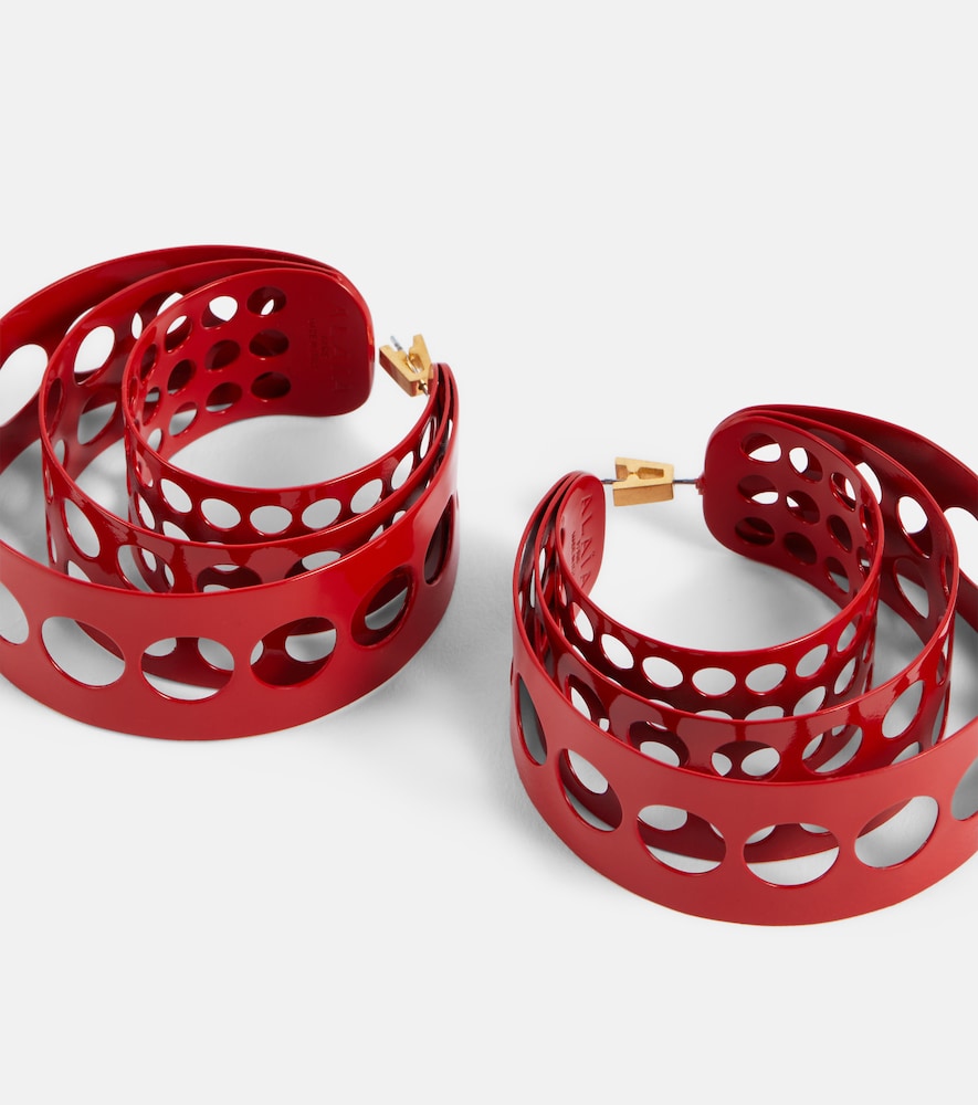 Medium hoop earrings
