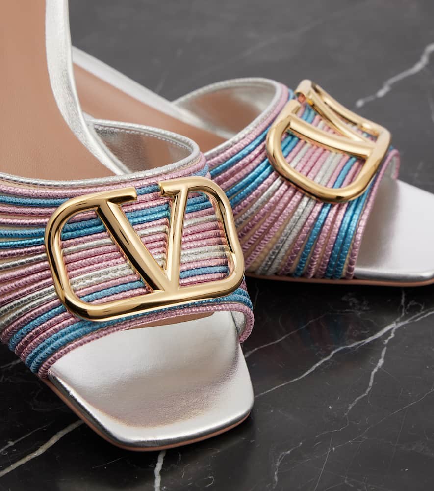 Valentino Garavani VLogo Signature crochet mules
