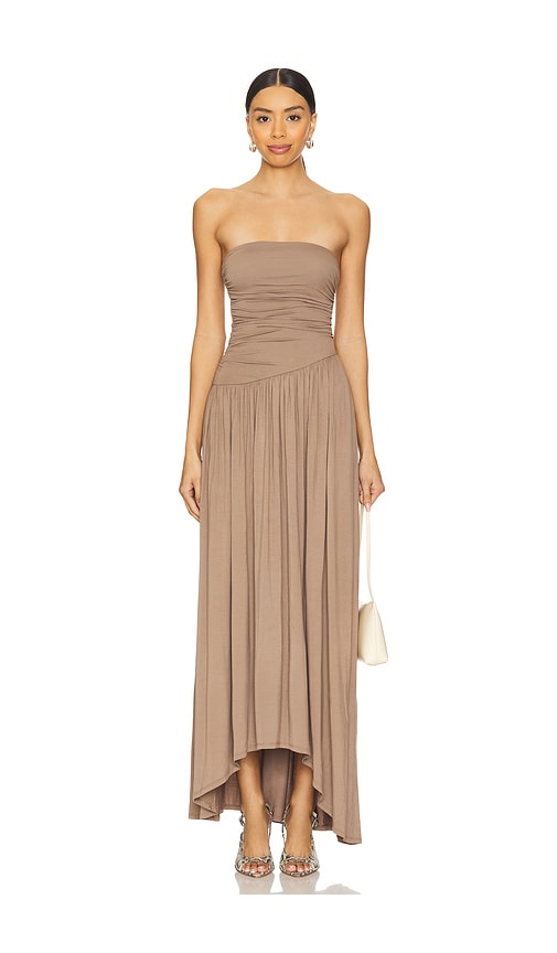 House of Harlow 1960 ROBE MAVIS en Brown.  L. Also en