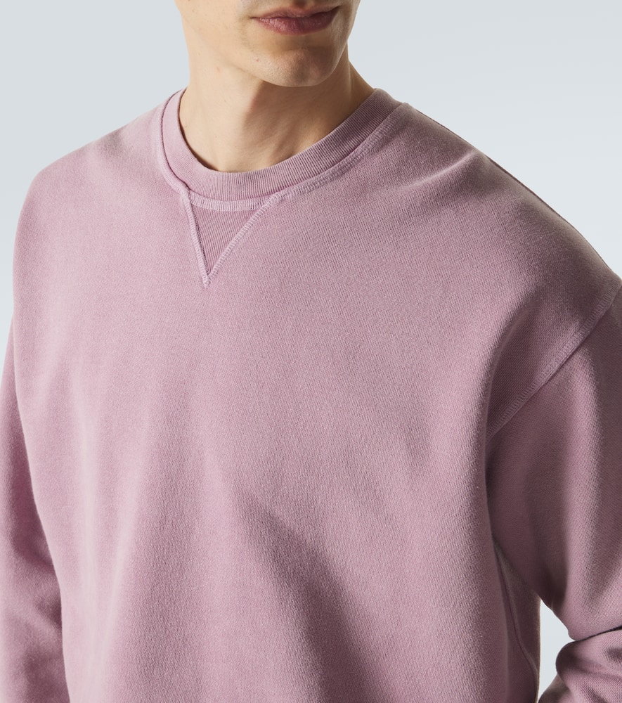 Base cotton fleece sweatshirt