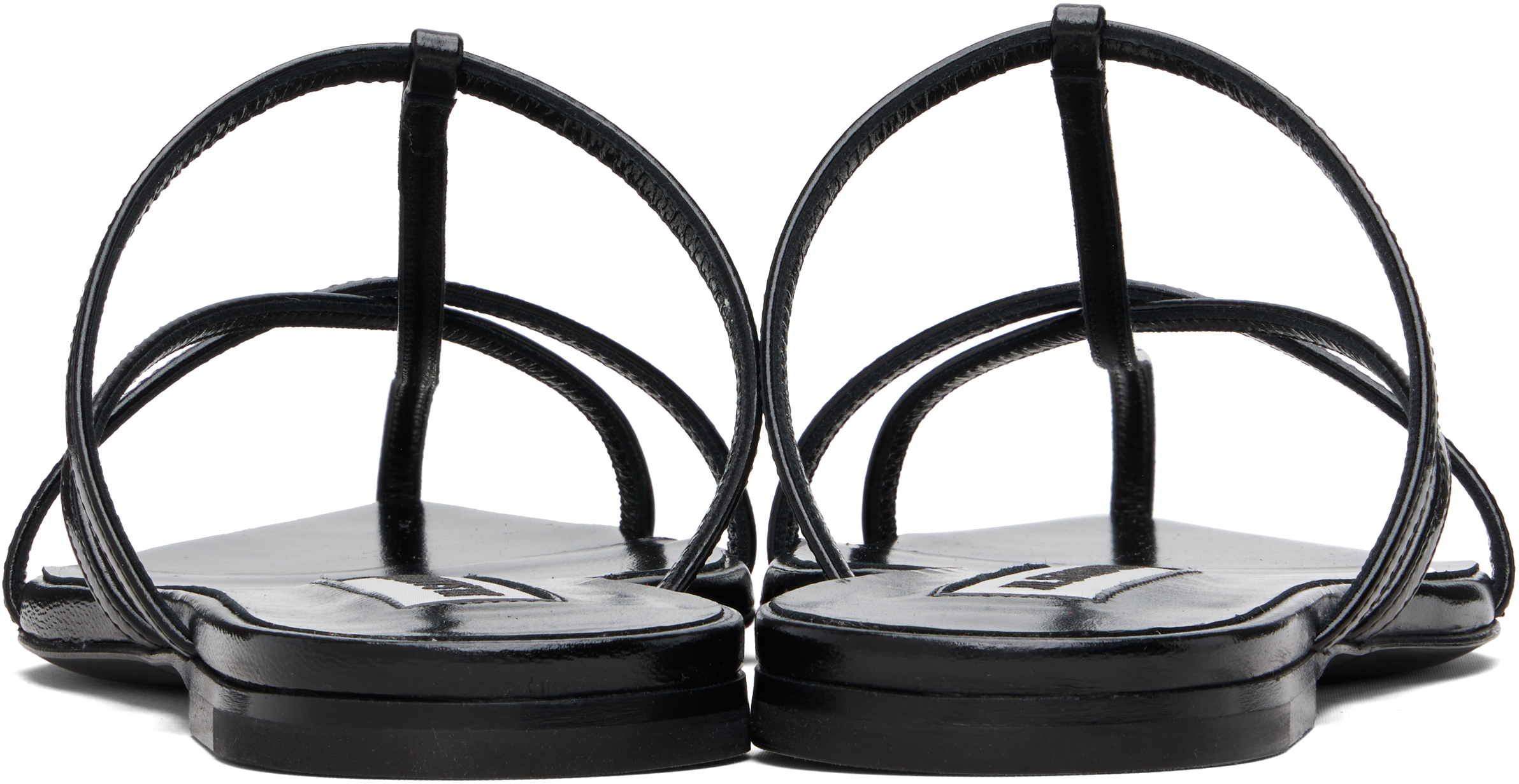 Black Pointed Toe Sandals