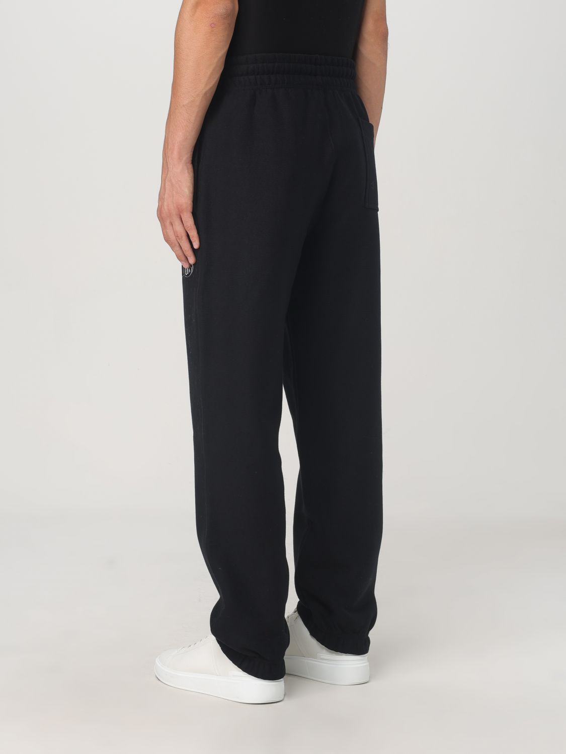 Logo-print track pants - Black