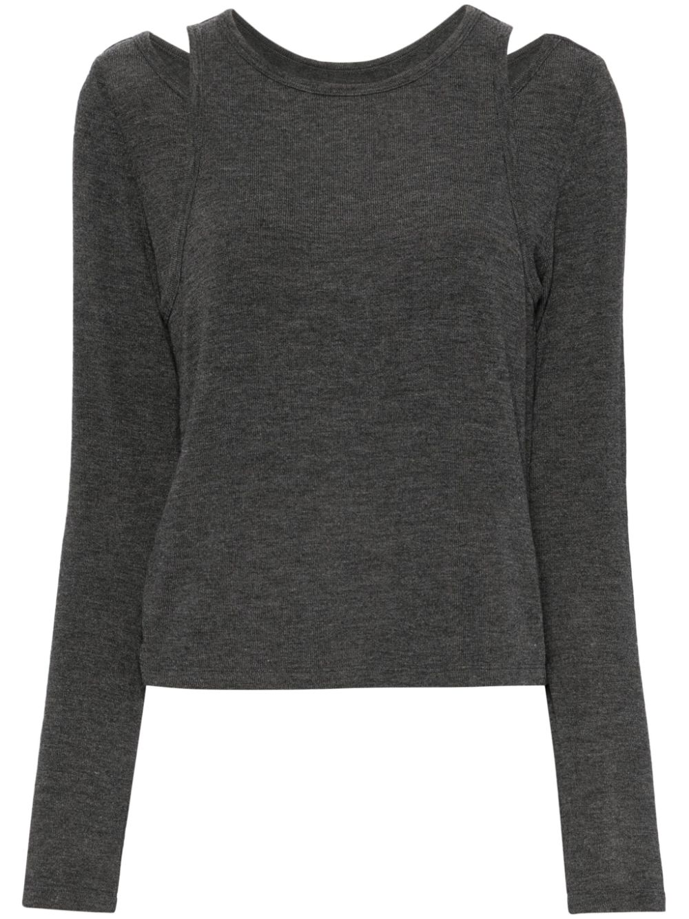 Layered T-shirt - Neutrals