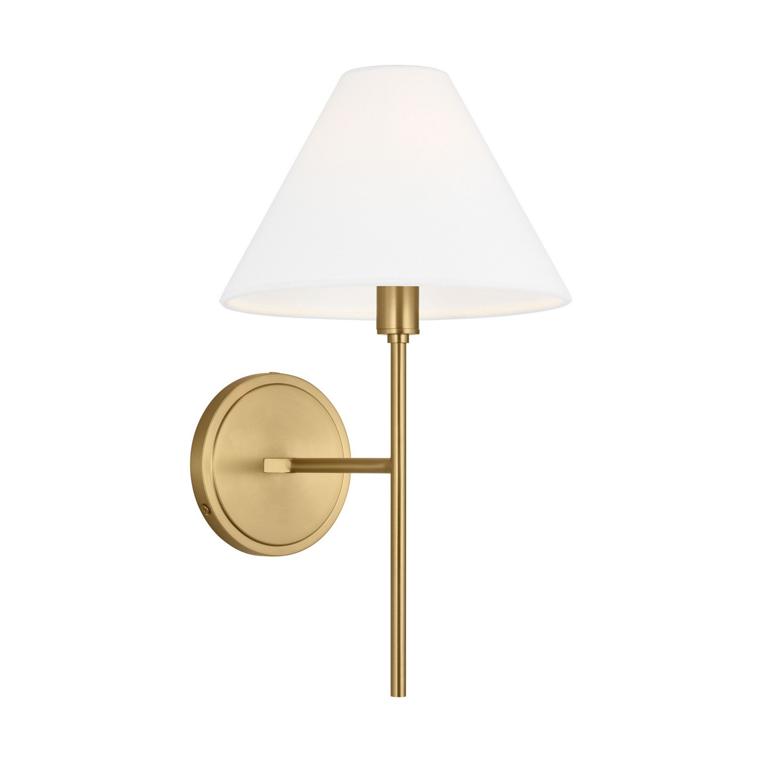 Burnished Brass Wall Sconce from the Ridgewood Collection