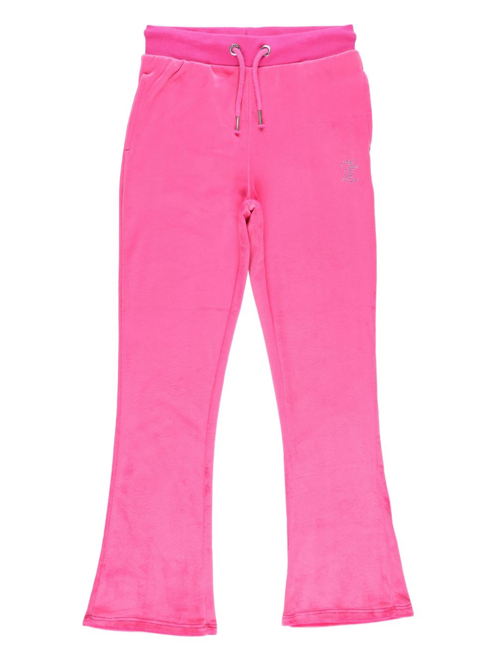 Logo-studded track pants - Pink