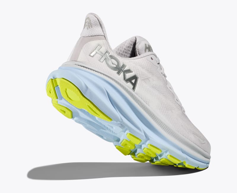HOKA Women's Clifton 9 Shoes in Nimbus Cloud/Ice Water