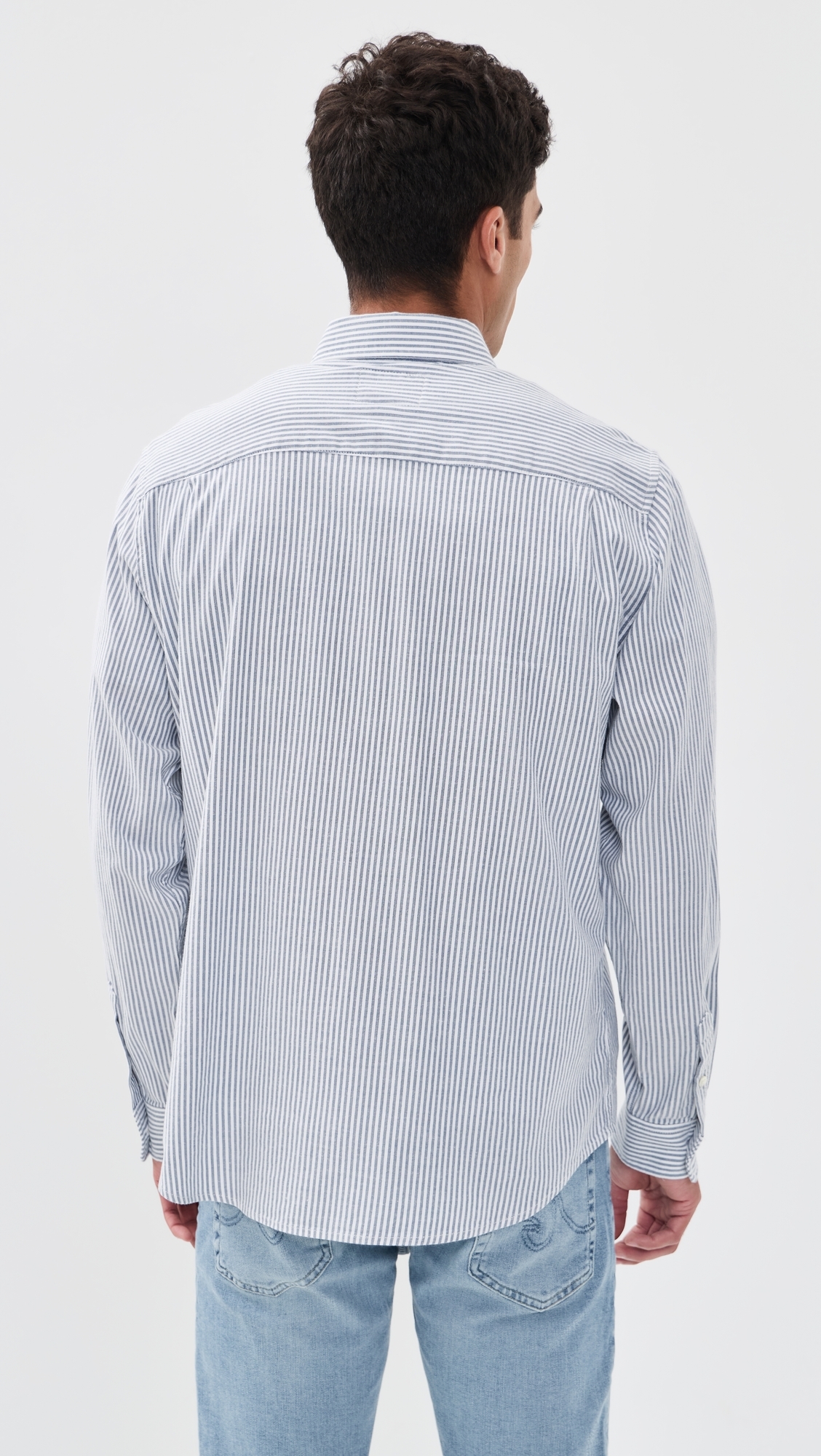 Vance Shirt Blue White Stripe