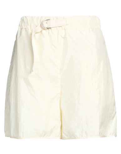 Woman Shorts & Bermuda Shorts Ivory Size 6 Polyamide, Silk