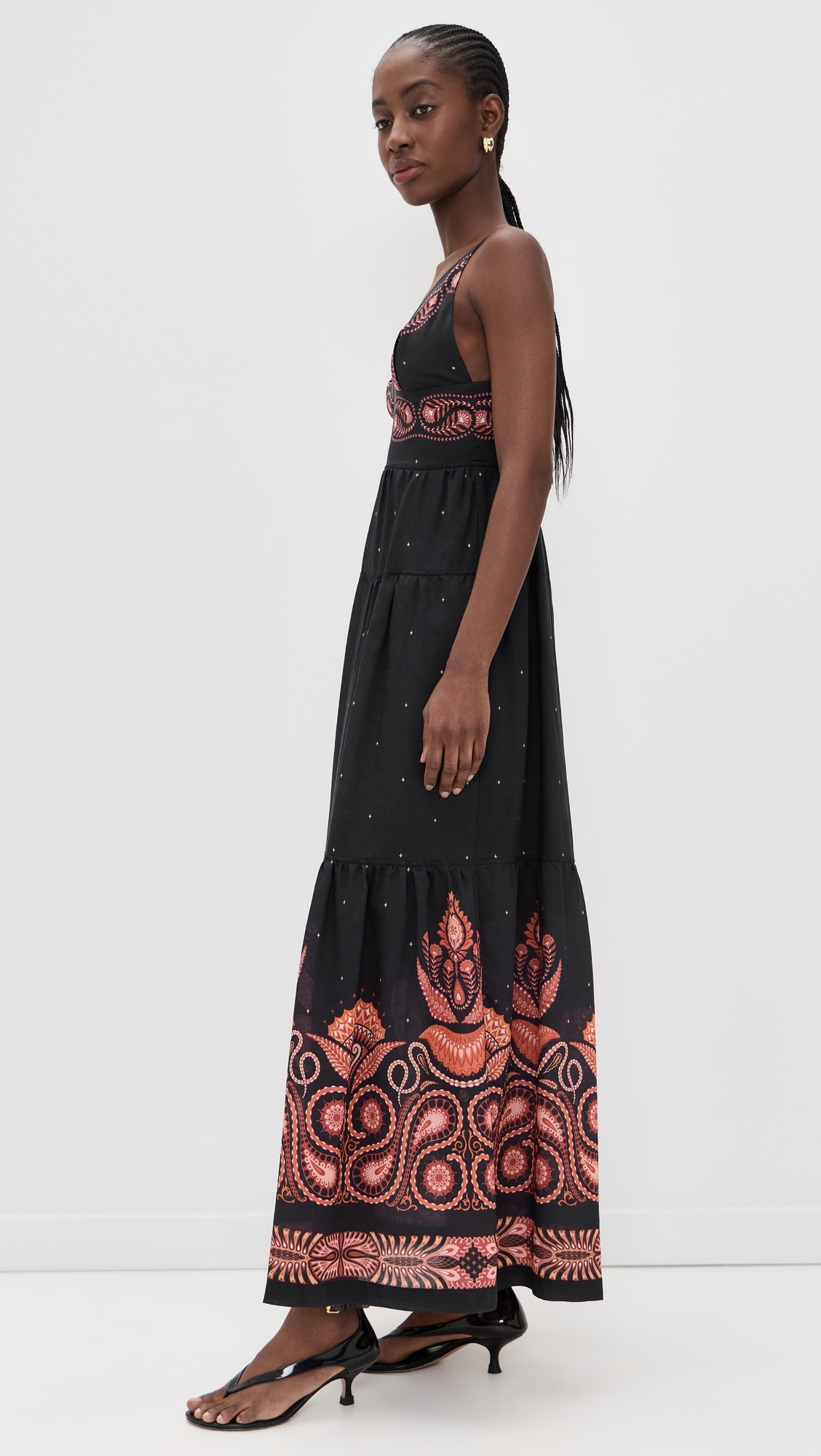 Valor Dress Black Print