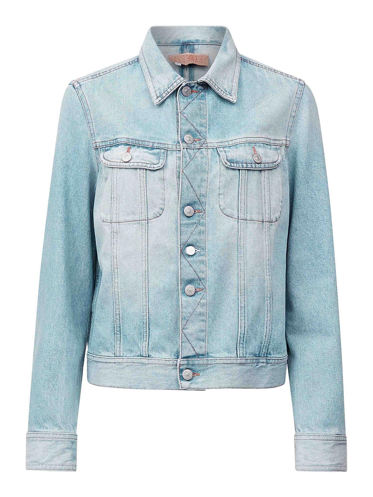 Cut-out Denim Jacket