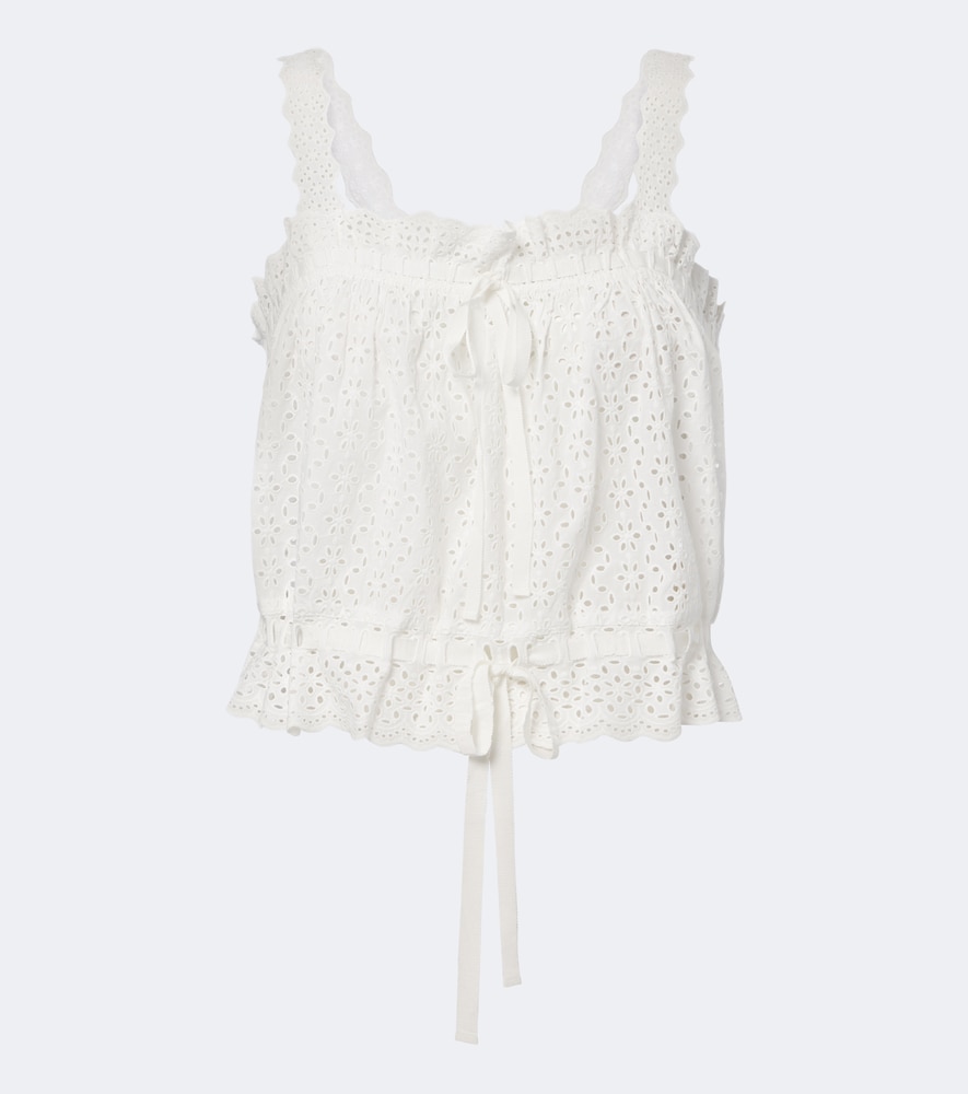 Isola broderie anglaise cotton top