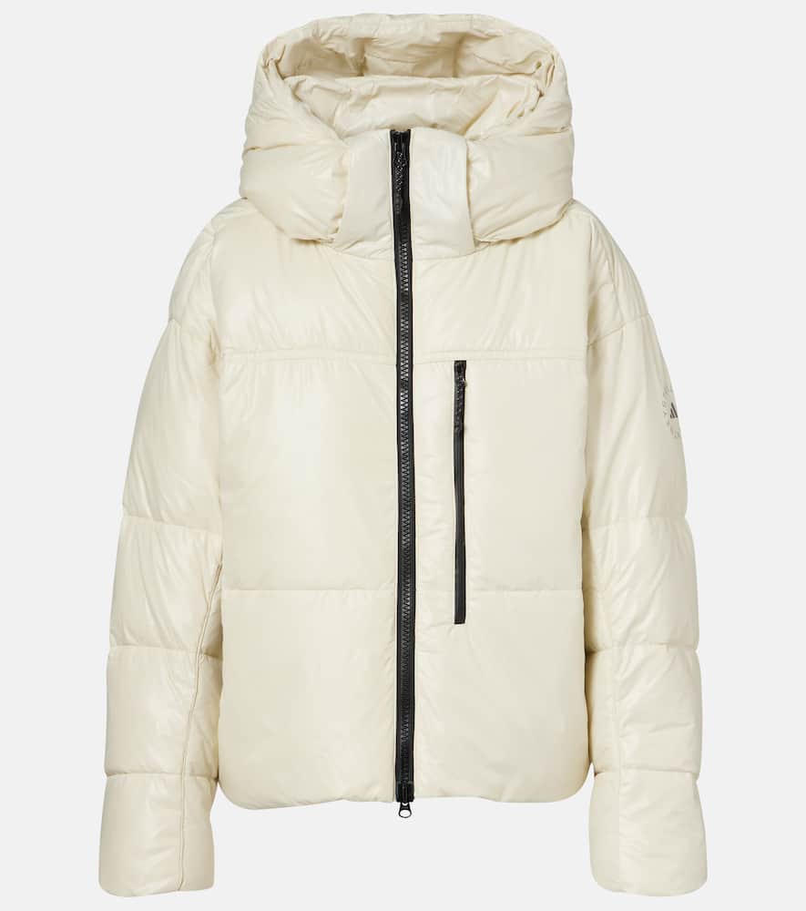 Hooded cropped jacket