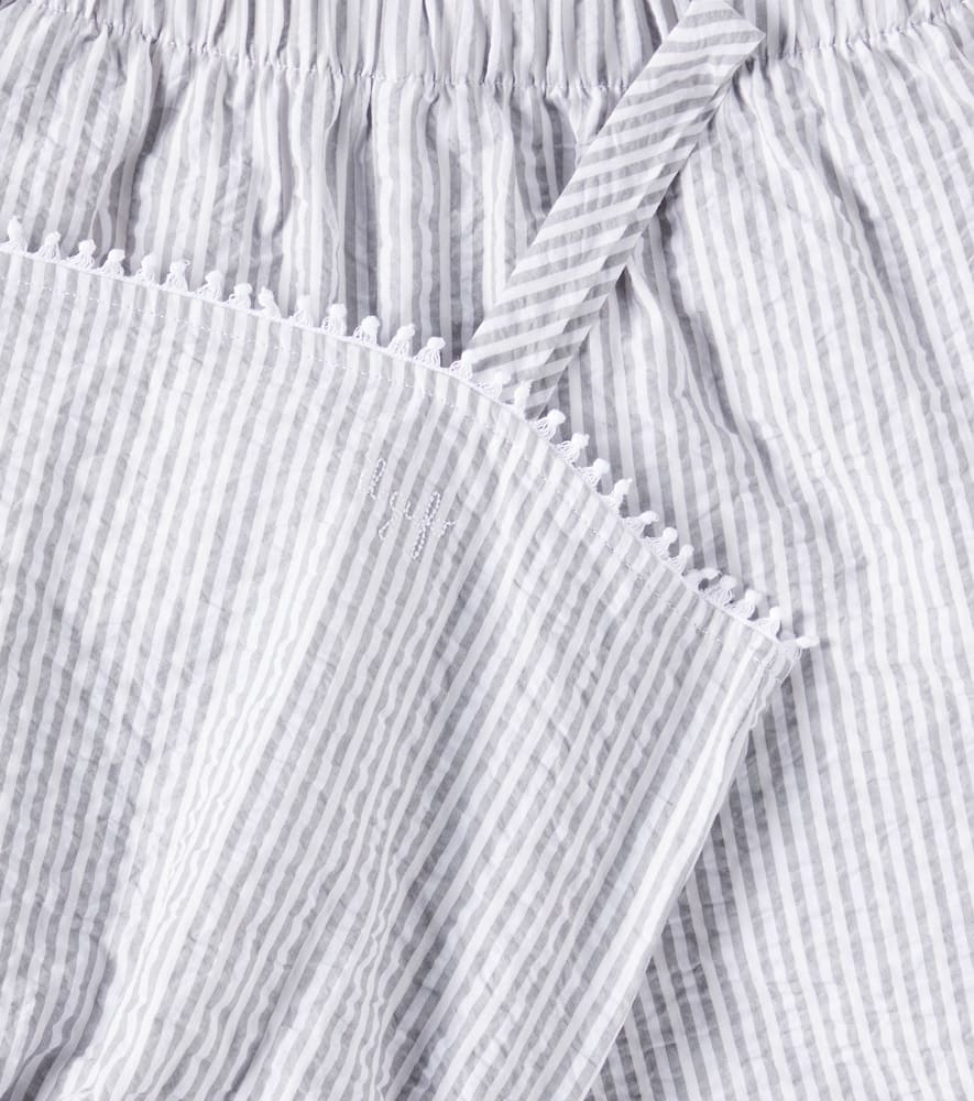 Il Gufo Cotton top and shorts set