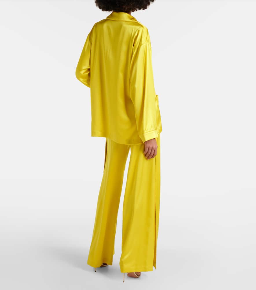 Elegante Vasaio silk pajama shirt