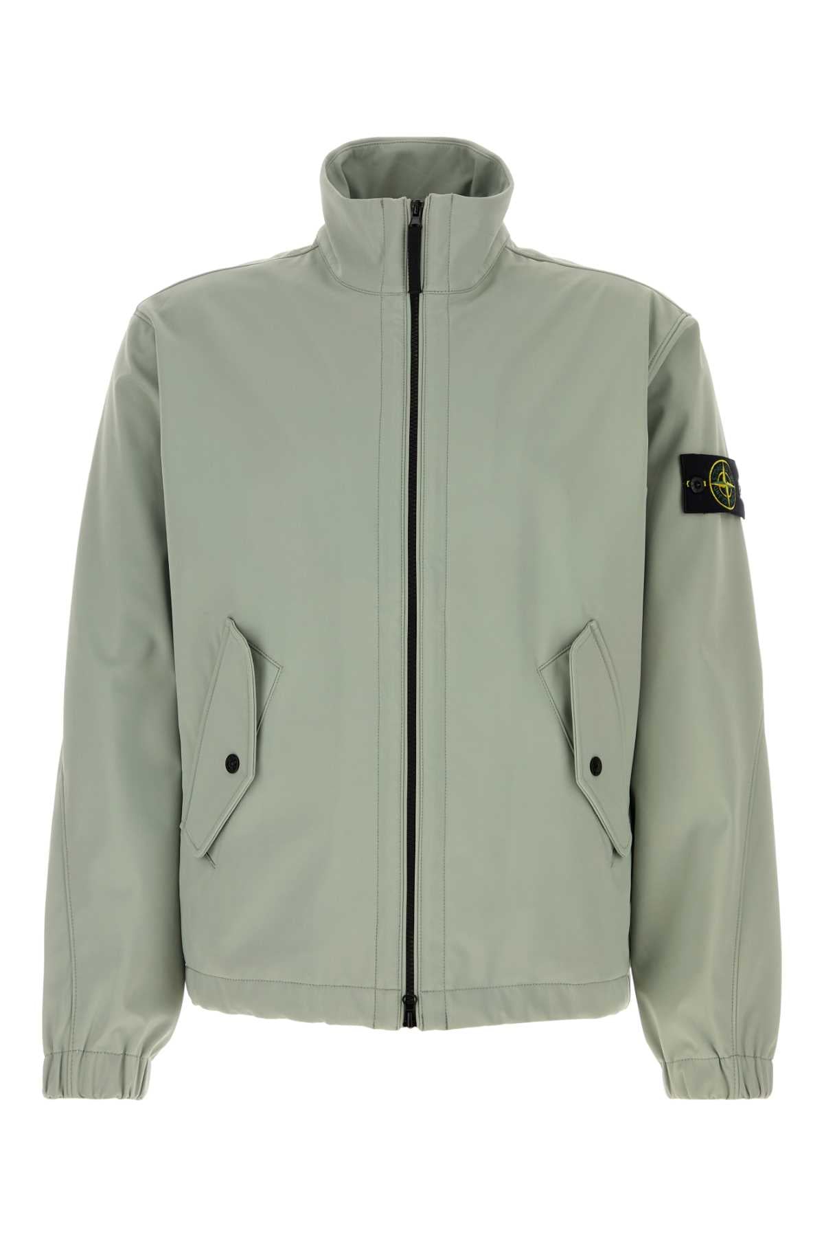 Stretch Polyester Jacket — Green
