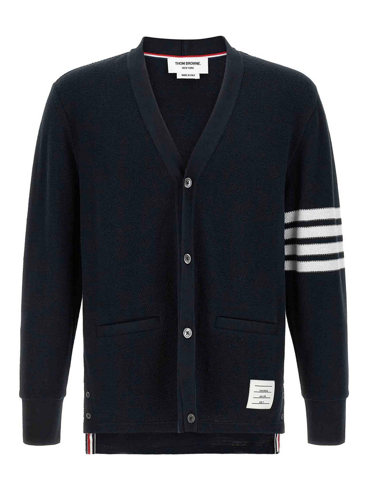 Piqué 4-Bar Cardigan
