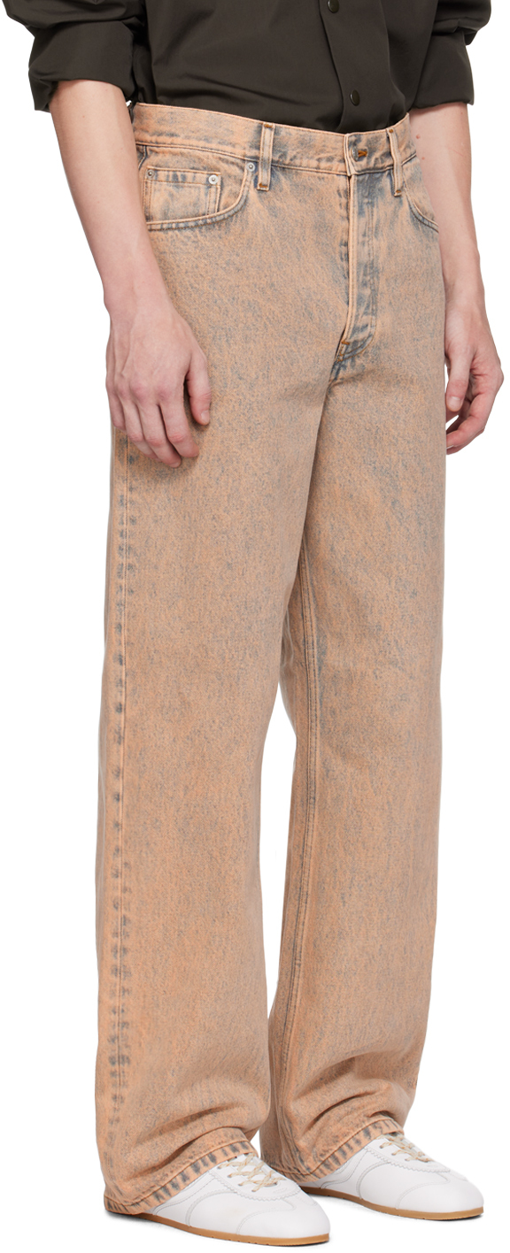 Dries Van Noten Pink Dyed Jeans