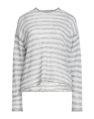 Woman Sweater Grey Size M Mohair wool, Polyamide, Virgin Wool