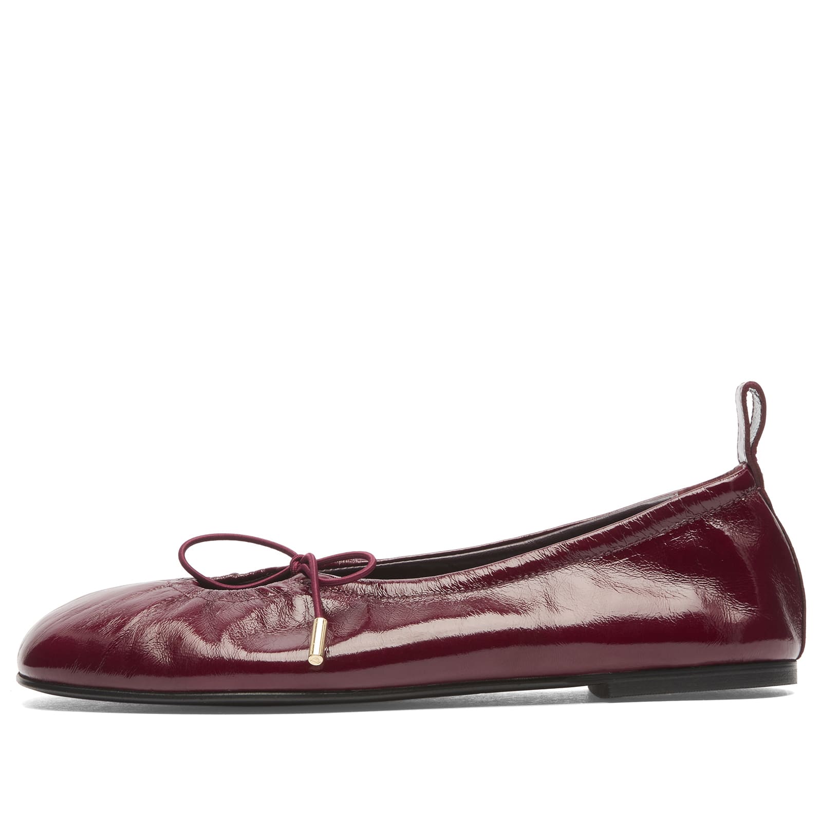 Women's Rosalind Burgundy Patent Leather Ballet Flats in Onix Burgundy
