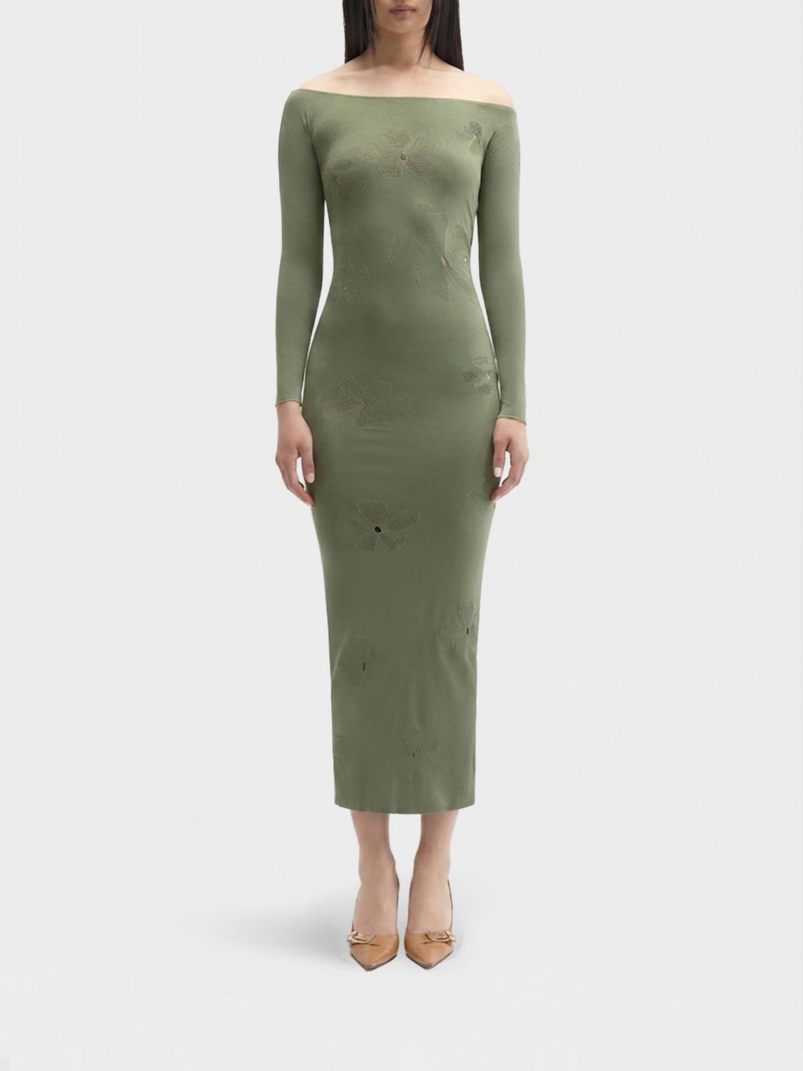 Dress Woman color Military