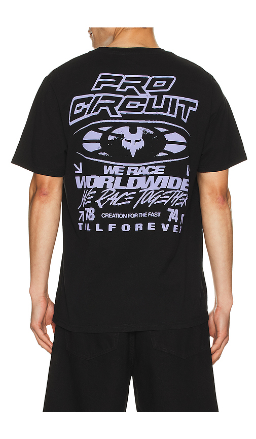 Fox Racing x Pro Circuit Midweight Tee in Black. L. Also in S, M, XL/1X