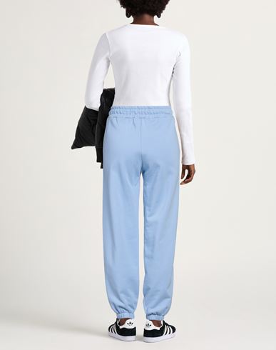 Woman Pants Light blue Size 1 Cotton