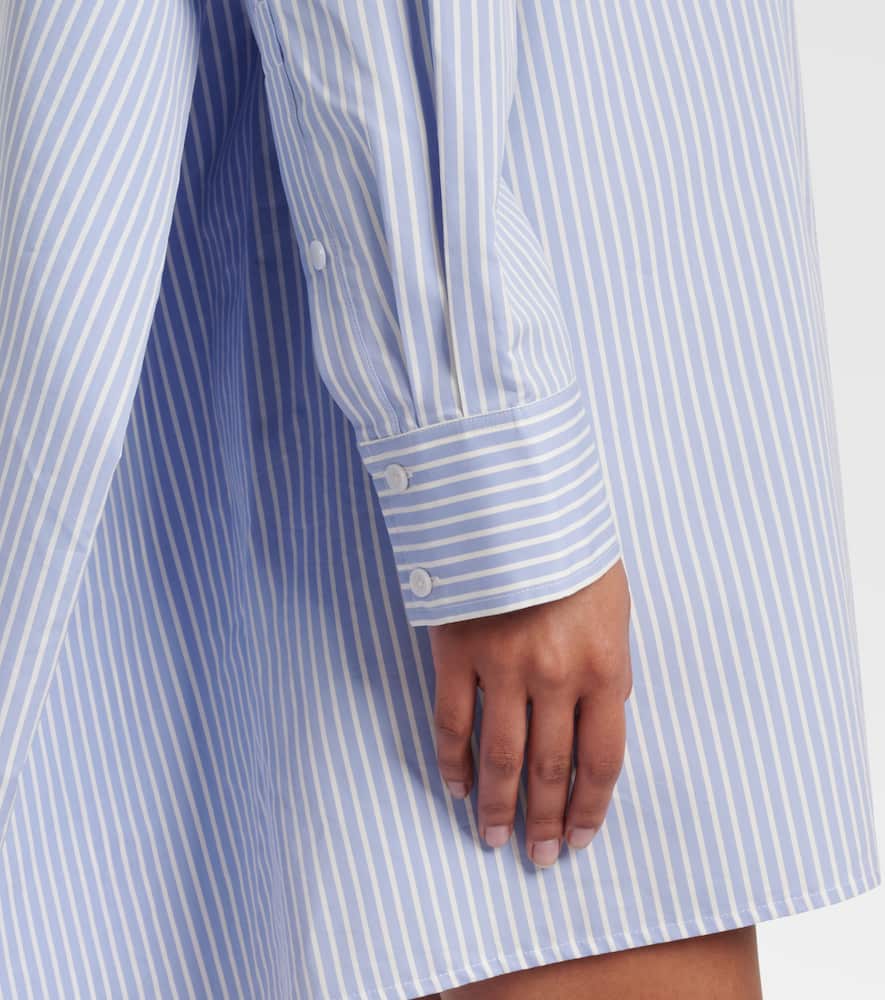 Isla striped cotton and silk shirt
