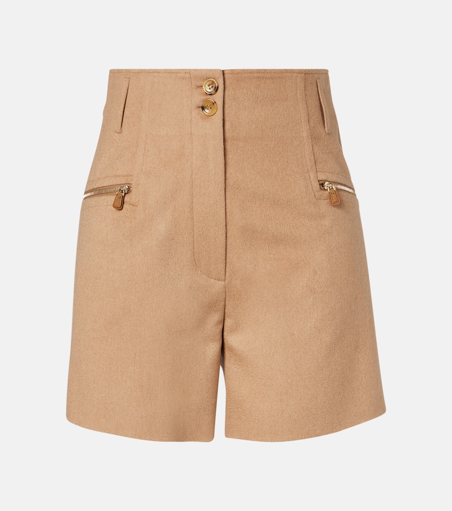 Lola camel hair shorts