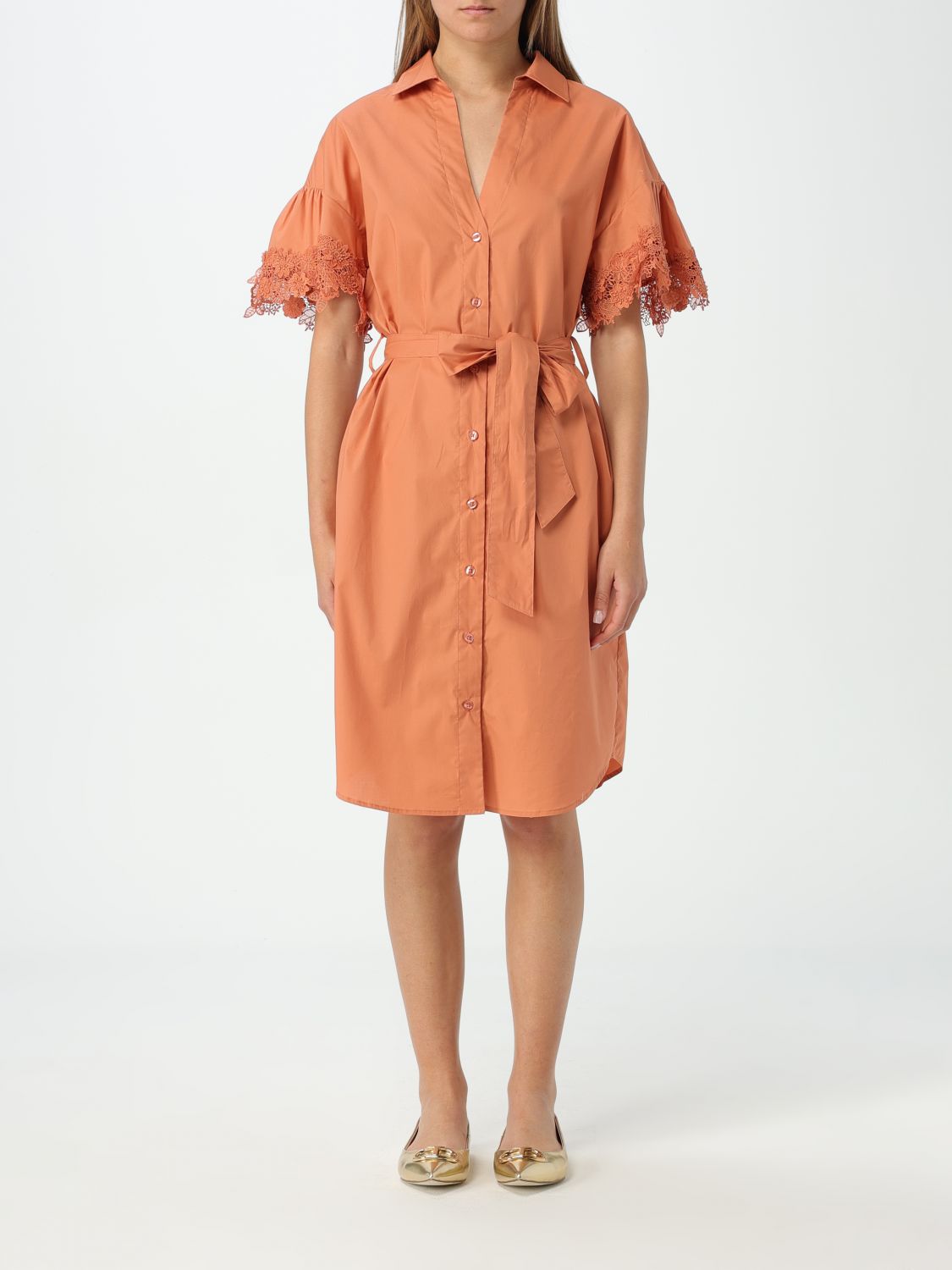 Dress Woman color Orange