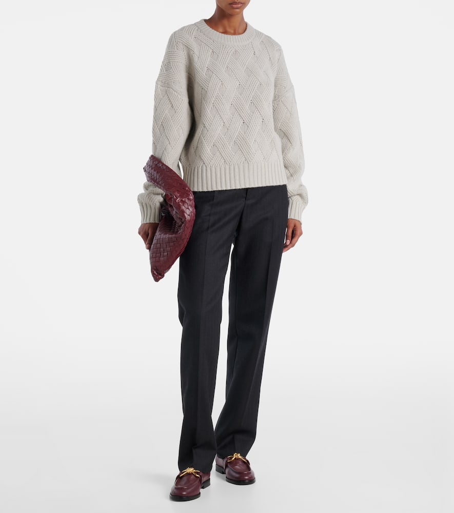 Wool and cashmere sweater