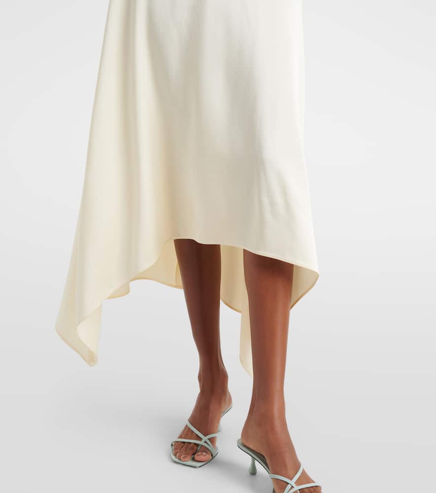 Satin midi dress
