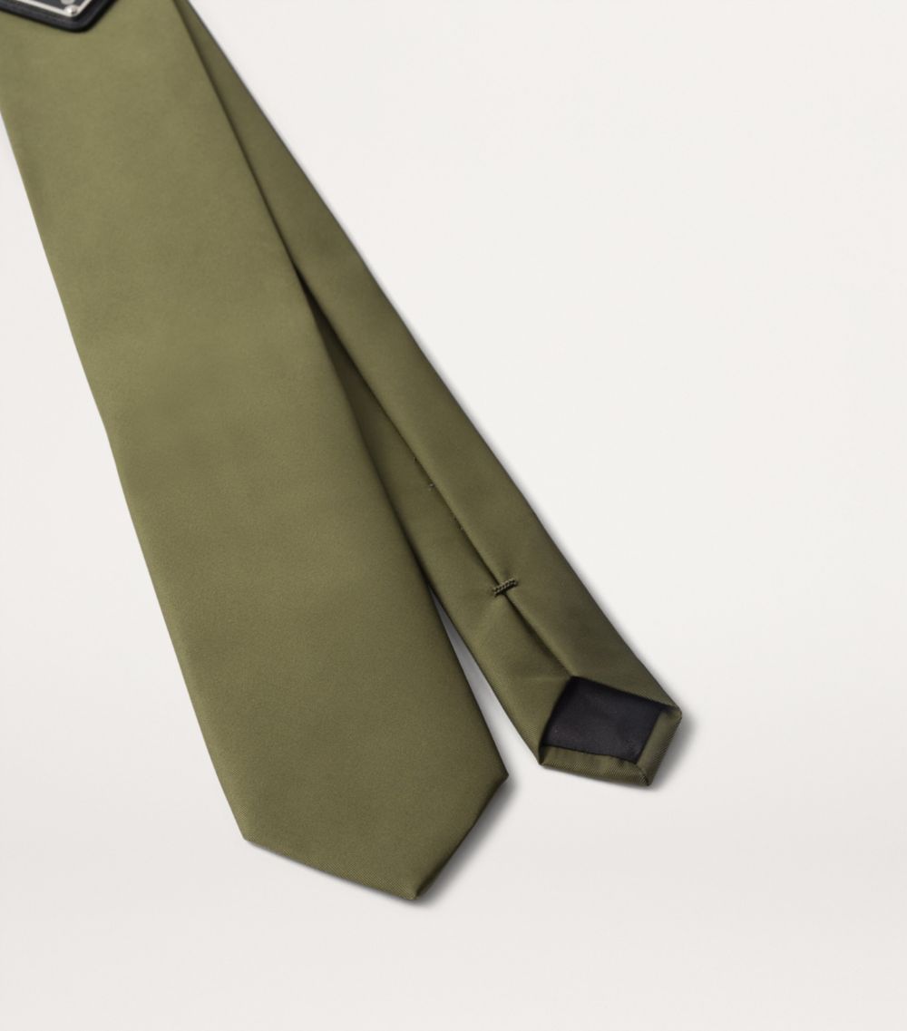 Re-Nylon Gabardine Triangle Tie