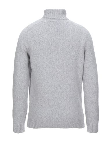 Man Turtleneck Light grey Size 42 Cotton, Polyamide, Alpaca wool, Wool