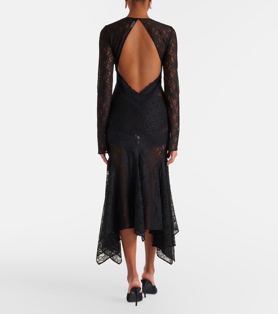 Floral lace cocktail dress