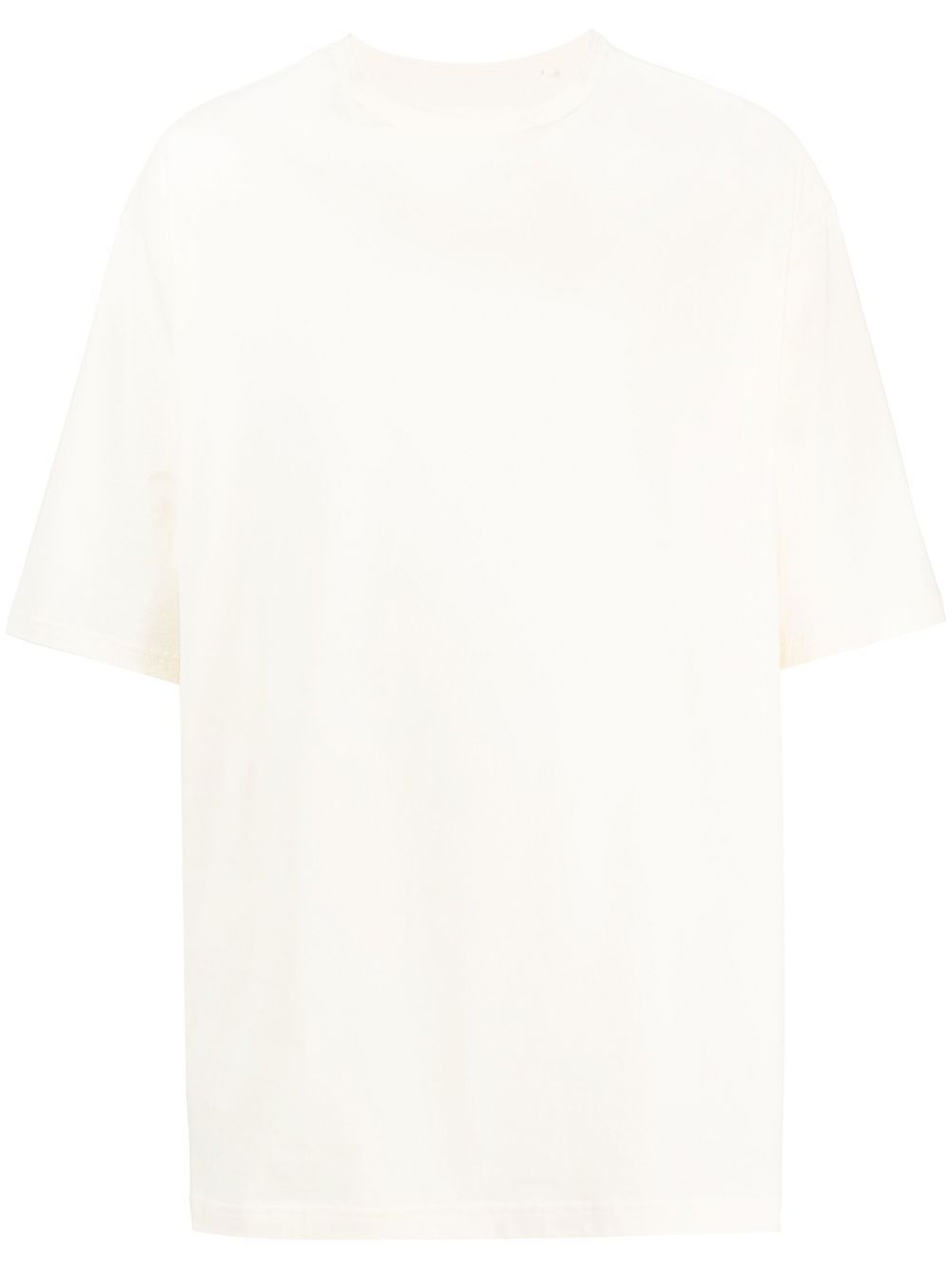 Short-sleeved jersey-knit T-shirt - Neutrals