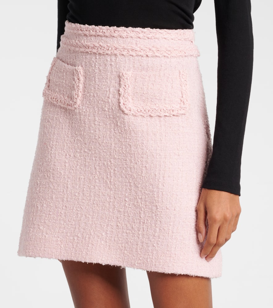 Wool miniskirt