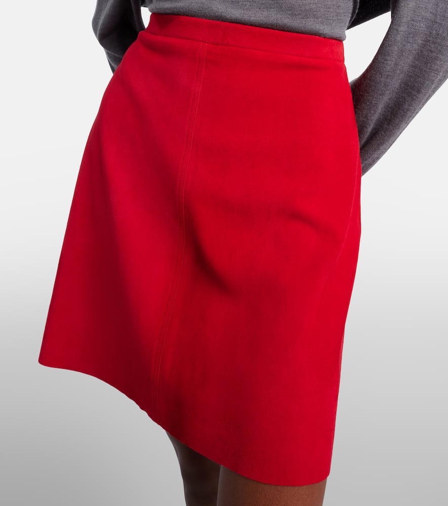 Lucie 22 suede miniskirt