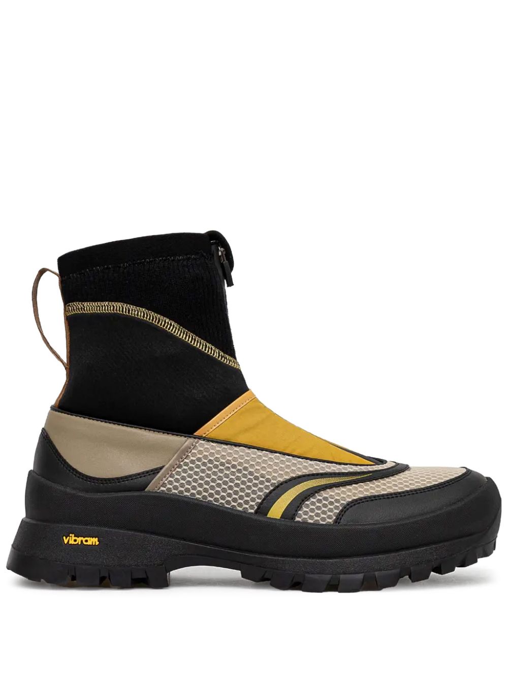 Mattio zip-up trainers - Neutrals