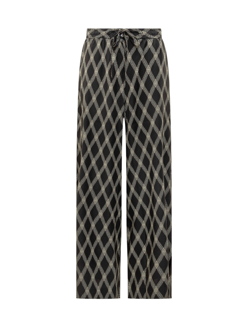 Black Loose Drawstring Pants
