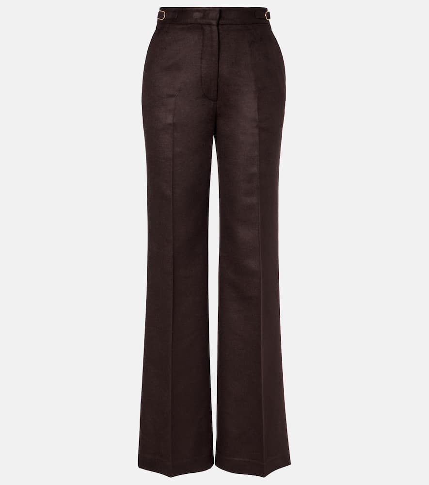 Vesta silk flared pants