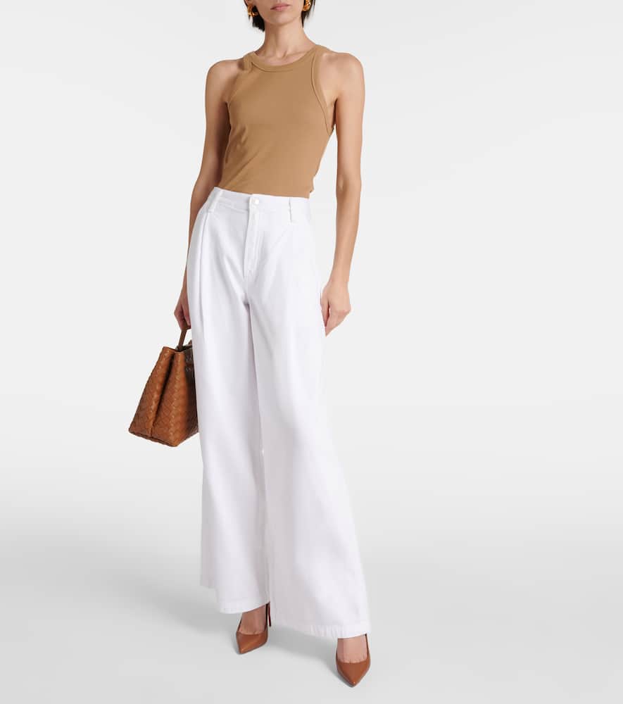 Ellis low-rise wide-leg jeans